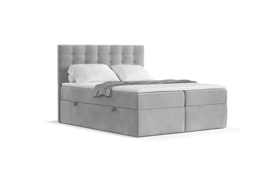 Boxbett mit Stauraum, in Wohnsituation