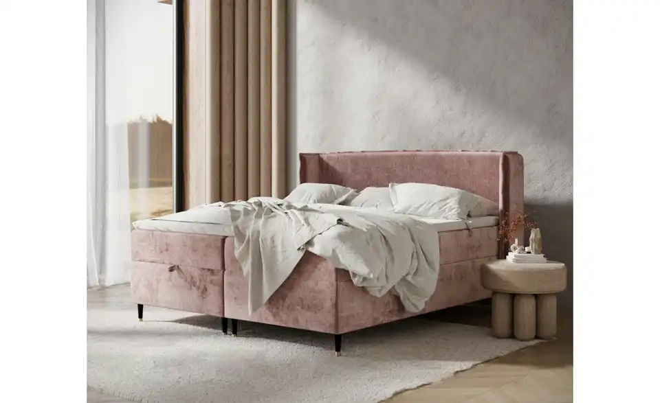 Boxbett mit Stauraum, in Wohnsituation