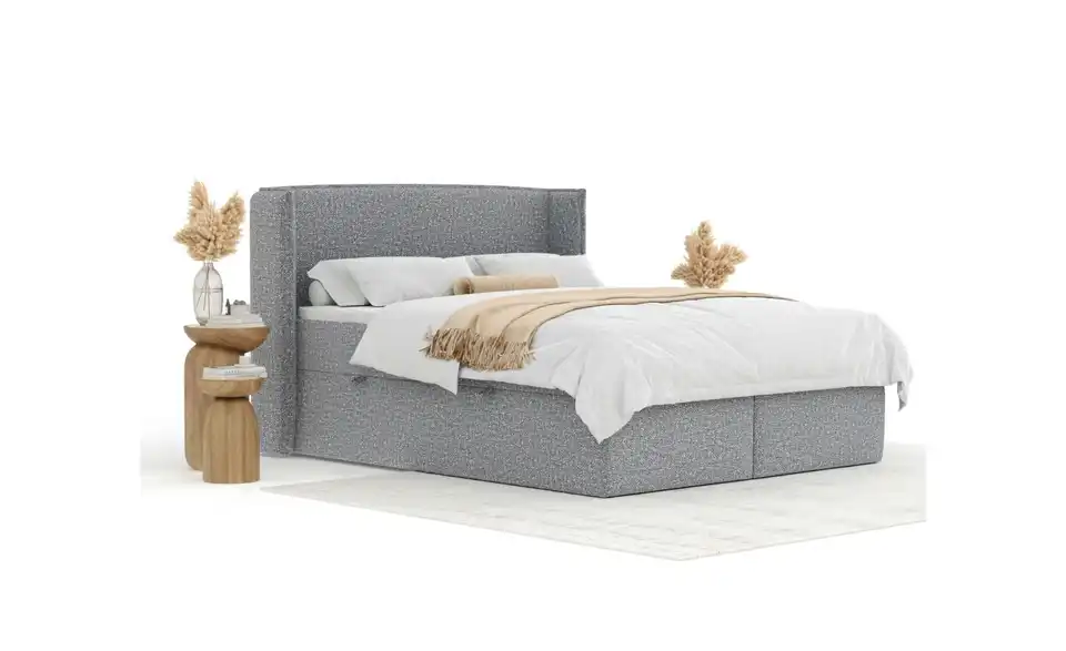 Boxbett mit Stauraum, in Wohnsituation