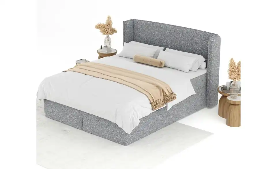 Boxbett mit Stauraum, in Wohnsituation