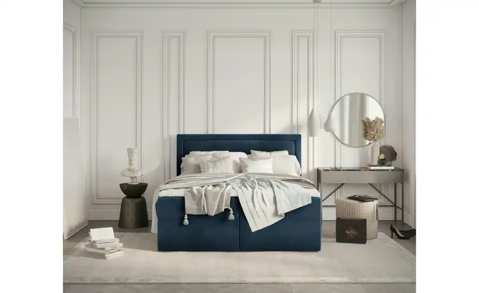 Boxbett mit Stauraum, in Wohnsituation