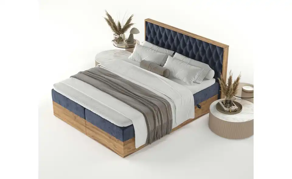 Boxbett mit Stauraum, in Wohnsituation