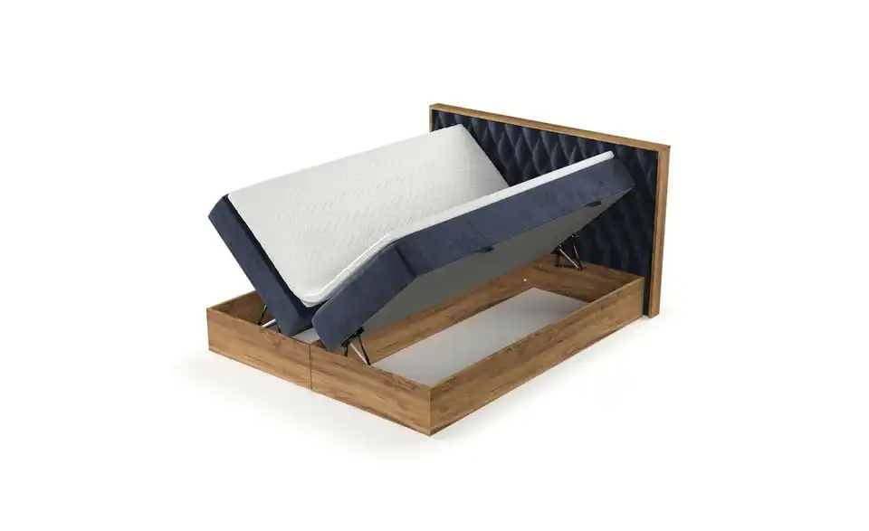 Boxbett mit Stauraum, Funktionsansicht