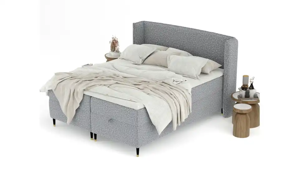 Boxbett mit Stauraum, in Wohnsituation