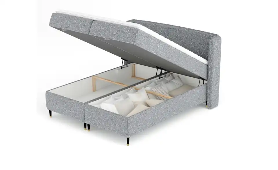 Boxbett mit Stauraum, Funktionsansicht