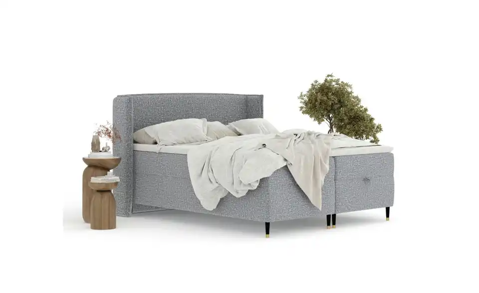 Boxbett mit Stauraum, in Wohnsituation