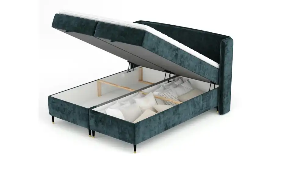 Boxbett mit Stauraum, Funktionsansicht