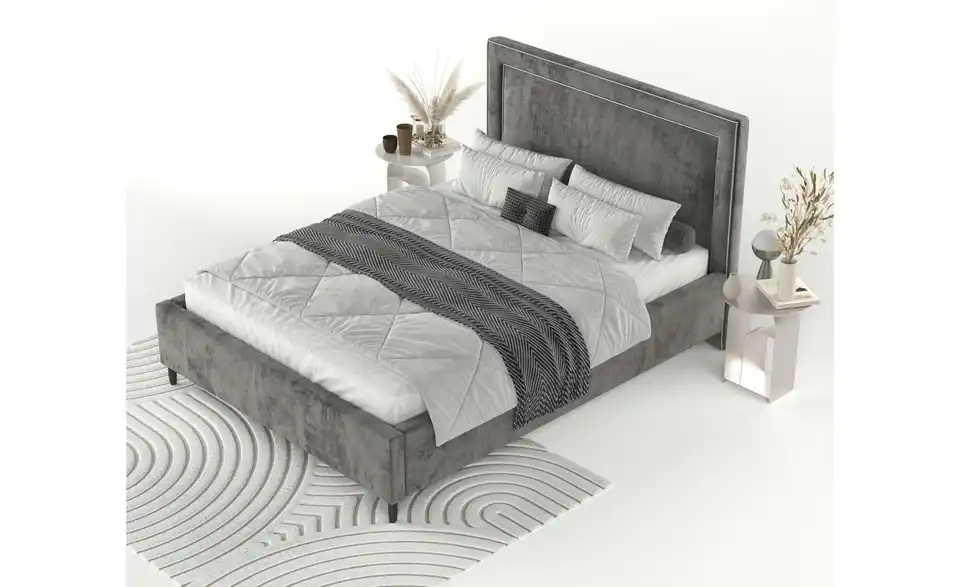 Polsterbett mit Stauraum, in Wohnsituation