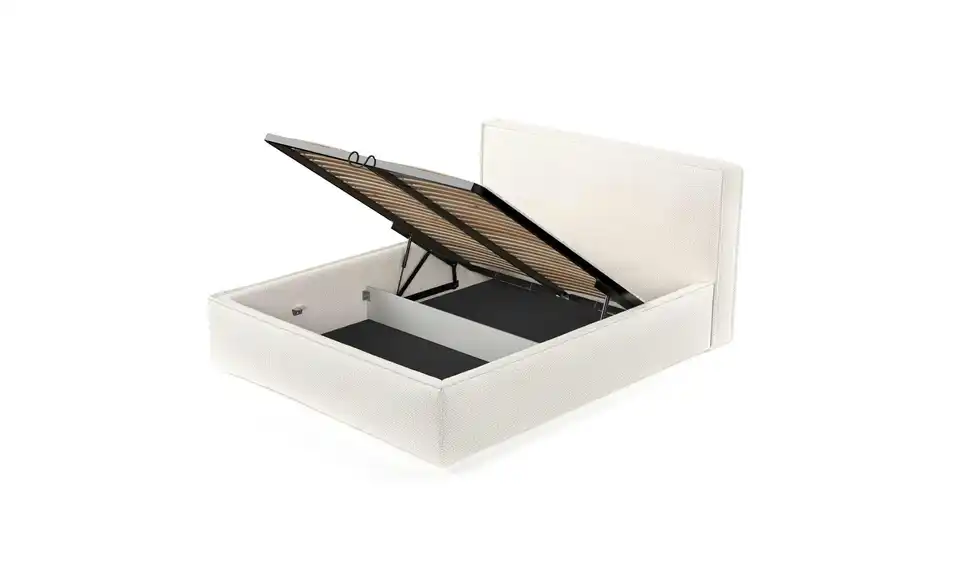 Polsterbett mit Stauraum, Funktionsansicht