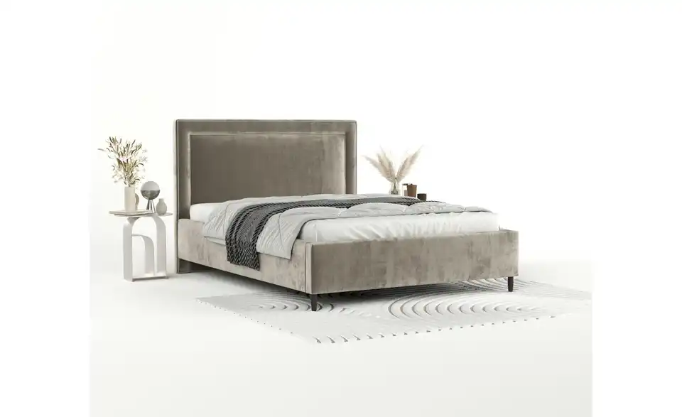 Polsterbett mit Stauraum, in Wohnsituation