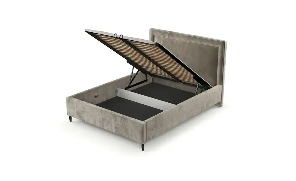Polsterbett mit Stauraum, Funktionsansicht