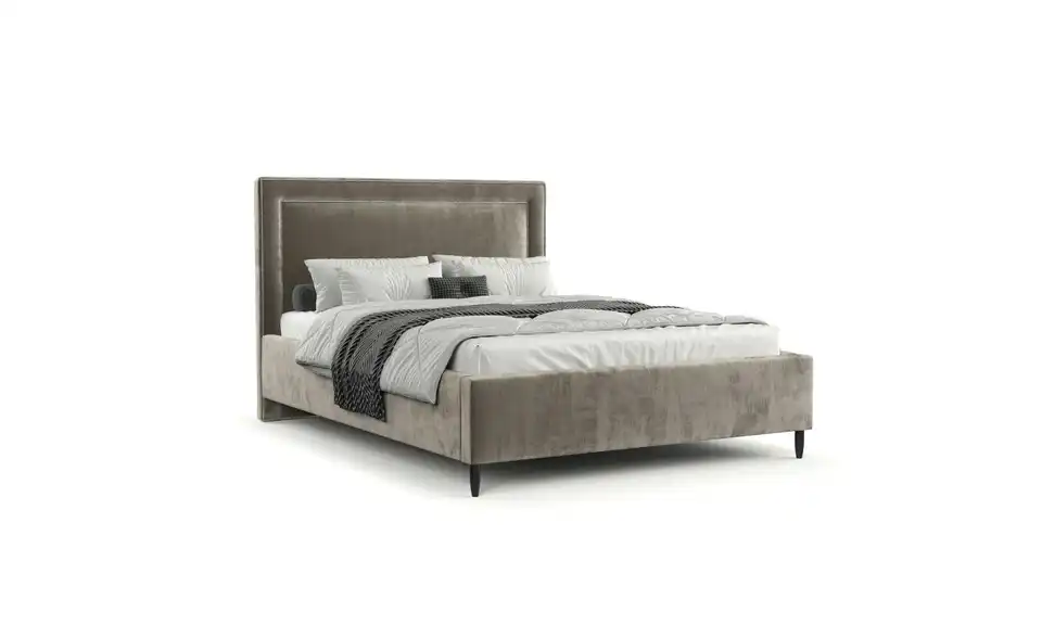 Polsterbett mit Stauraum, in Wohnsituation