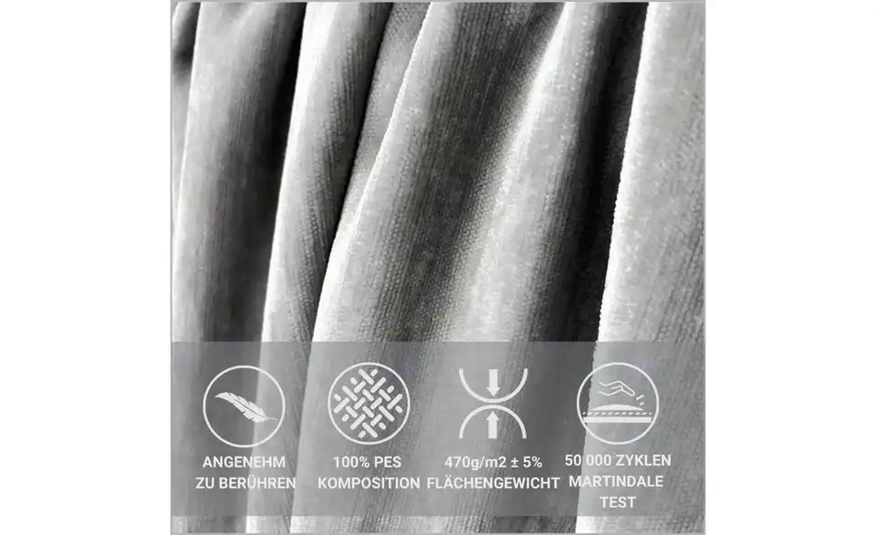 Polsterbett mit Stauraum, Bild mit Text