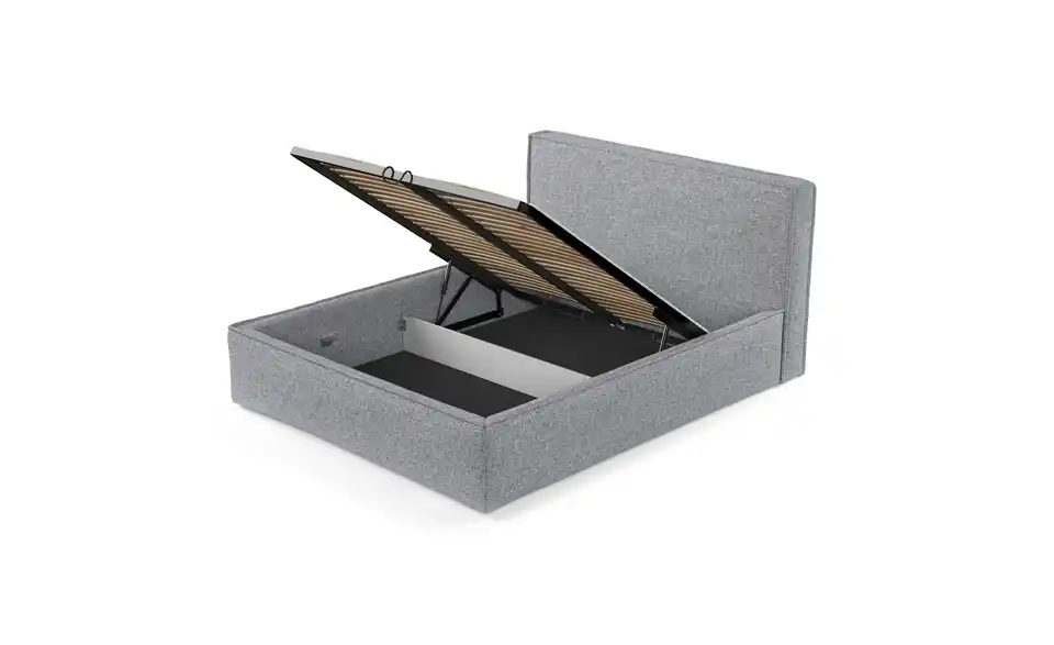 Polsterbett mit Stauraum, Funktionsansicht