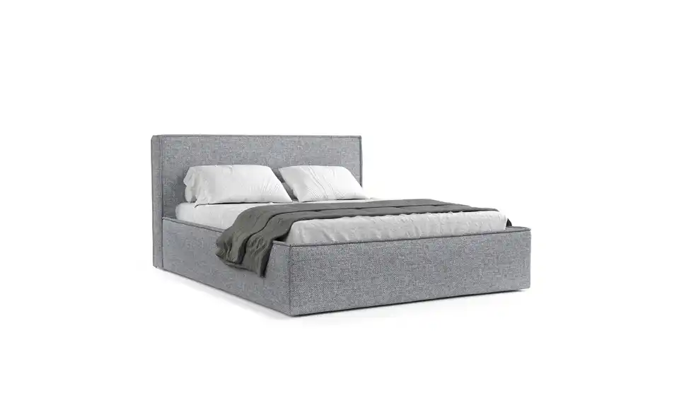 Polsterbett mit Stauraum, in Wohnsituation