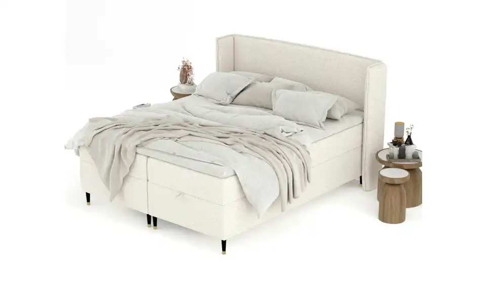 Boxbett mit Stauraum, in Wohnsituation