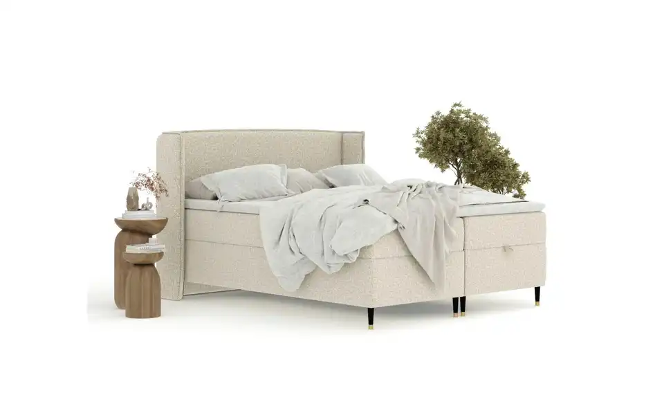 Boxbett mit Stauraum, in Wohnsituation