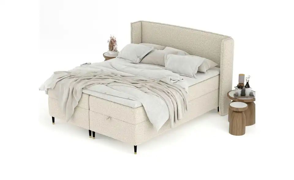 Boxbett mit Stauraum, in Wohnsituation