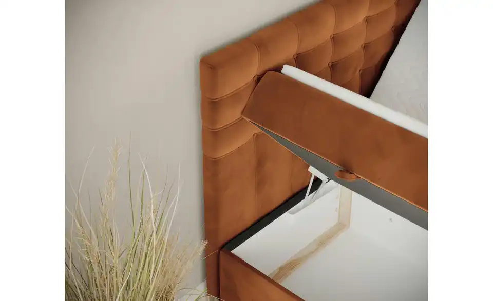 Boxbett mit Stauraum, Detailansicht