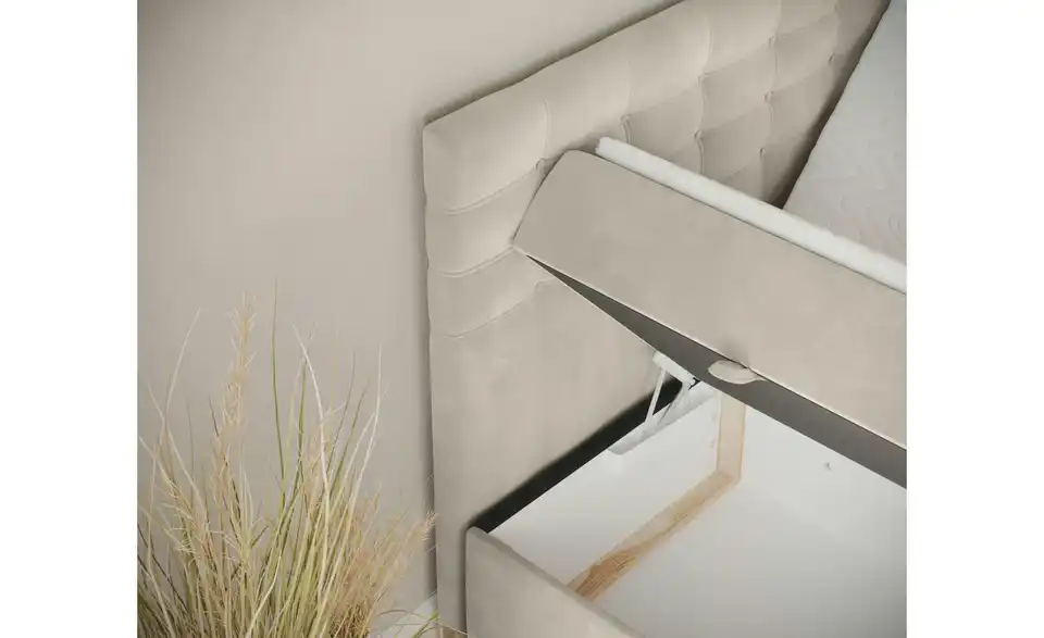 Boxbett mit Stauraum, Detailansicht