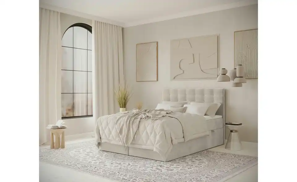 Boxbett mit Stauraum, in Wohnsituation