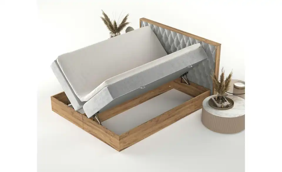 Boxbett mit Stauraum, Funktionsansicht