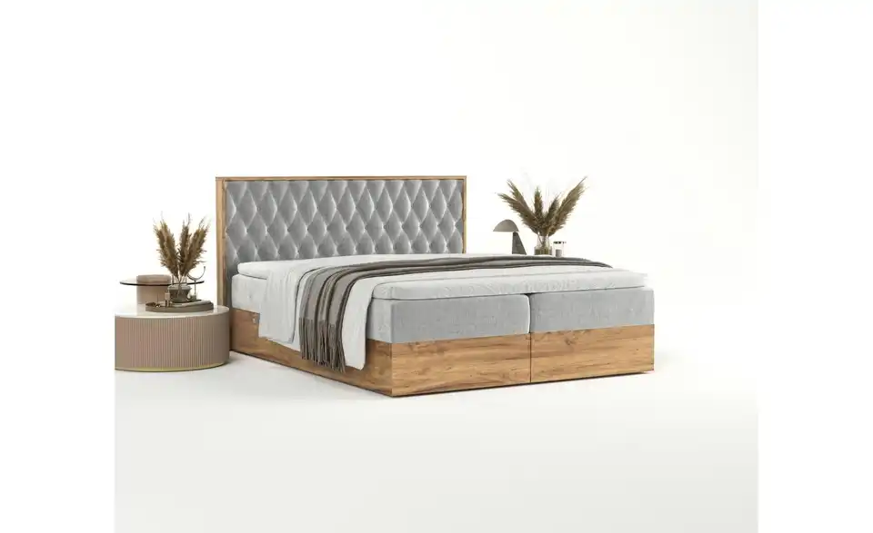 Boxbett mit Stauraum, in Wohnsituation