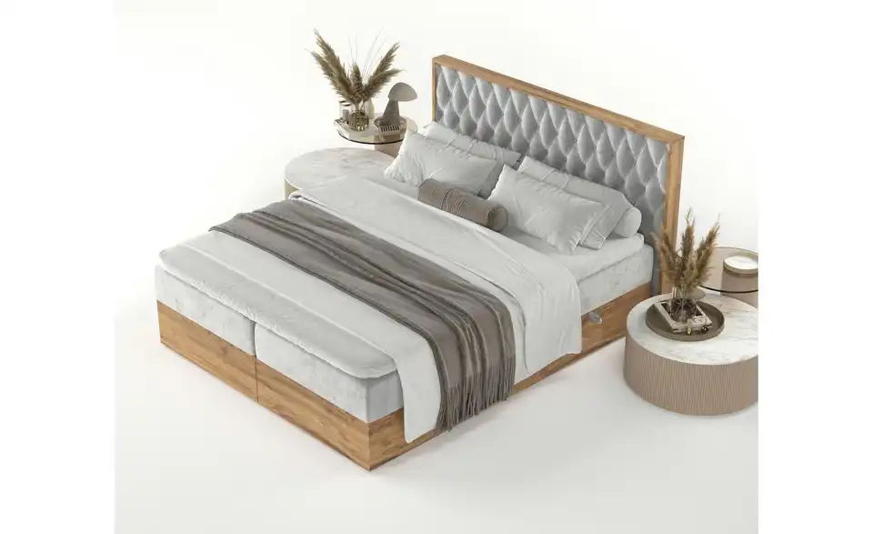 Boxbett mit Stauraum, in Wohnsituation