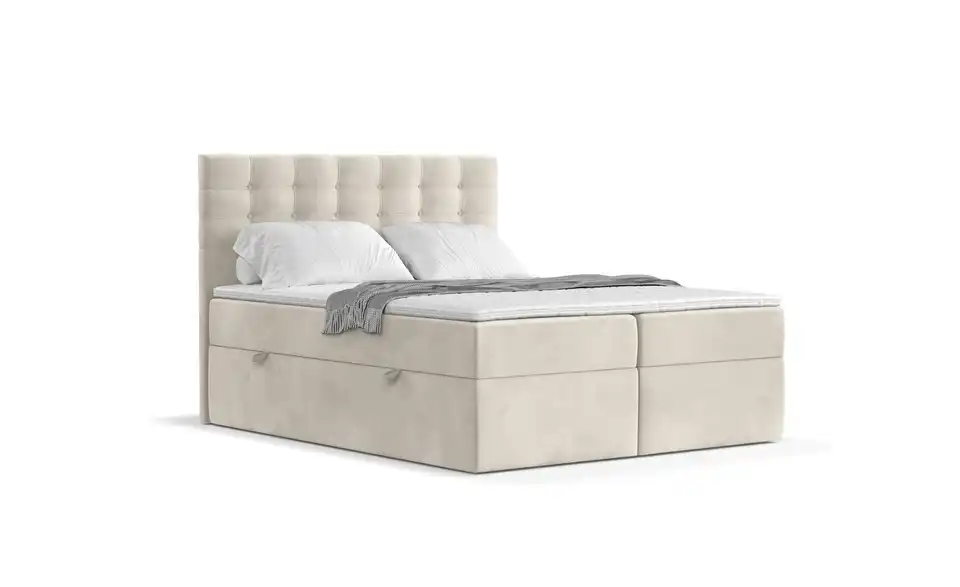 Boxbett mit Stauraum, in Wohnsituation