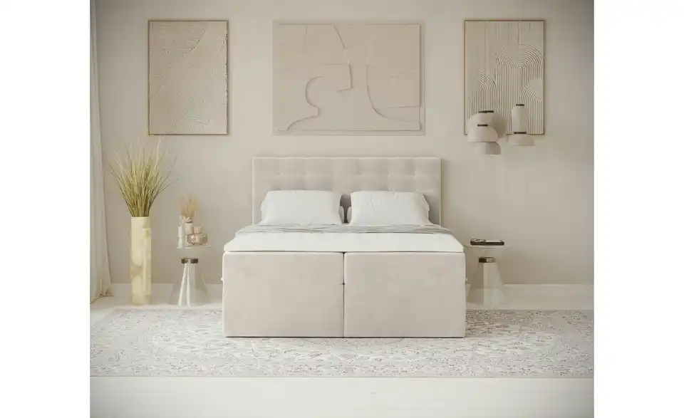 Boxbett mit Stauraum, in Wohnsituation