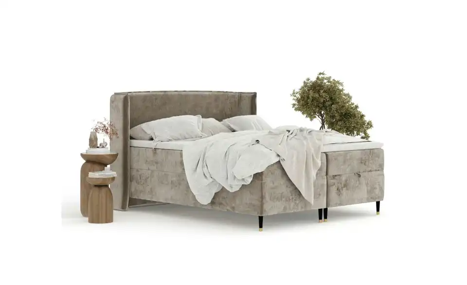 Boxbett mit Stauraum, in Wohnsituation