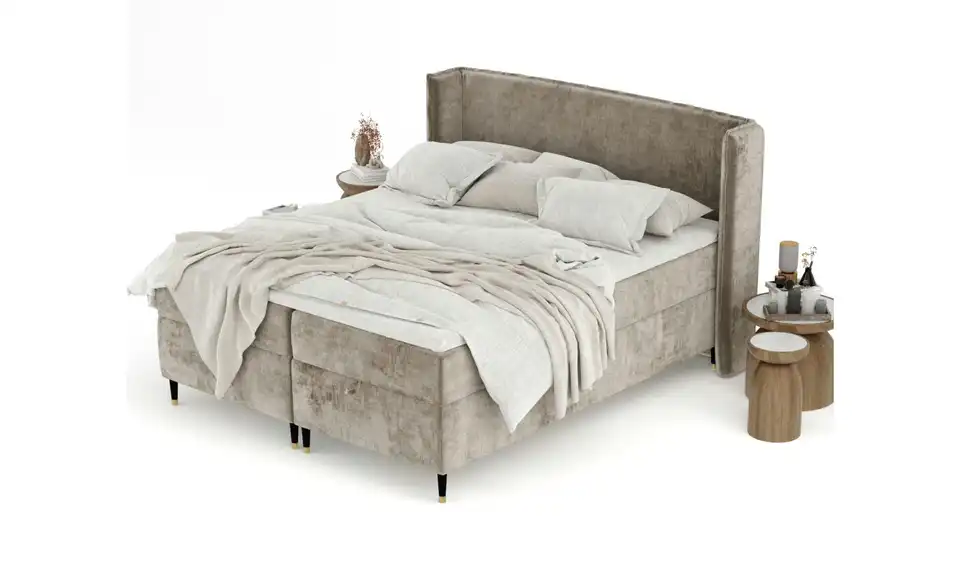 Boxbett mit Stauraum, in Wohnsituation