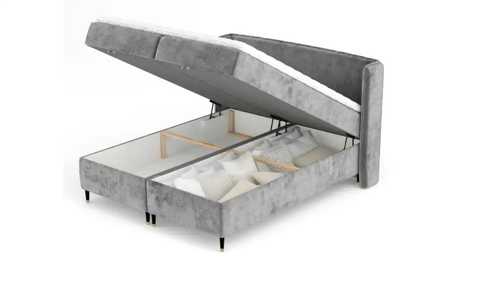 Boxbett mit Stauraum, Funktionsansicht