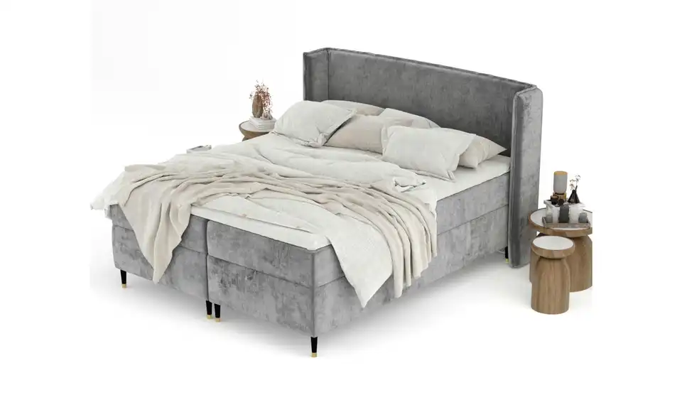 Boxbett mit Stauraum, in Wohnsituation