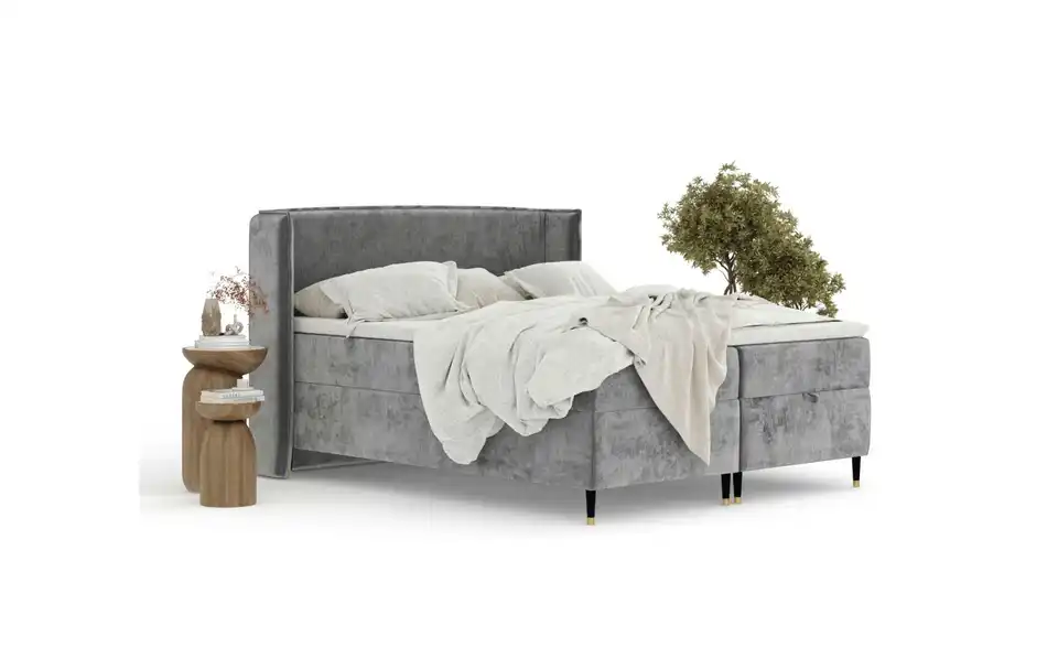 Boxbett mit Stauraum, in Wohnsituation