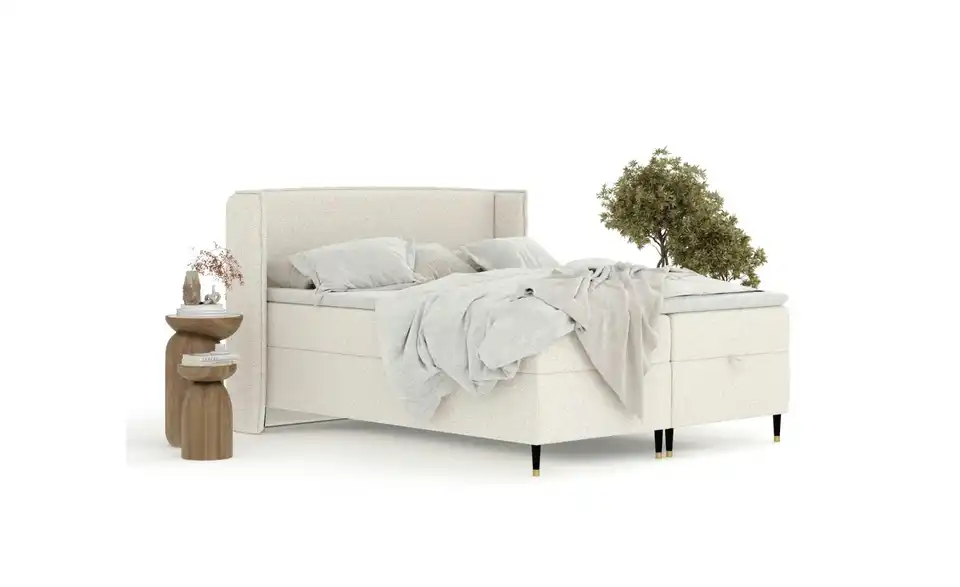 Boxbett mit Stauraum, in Wohnsituation