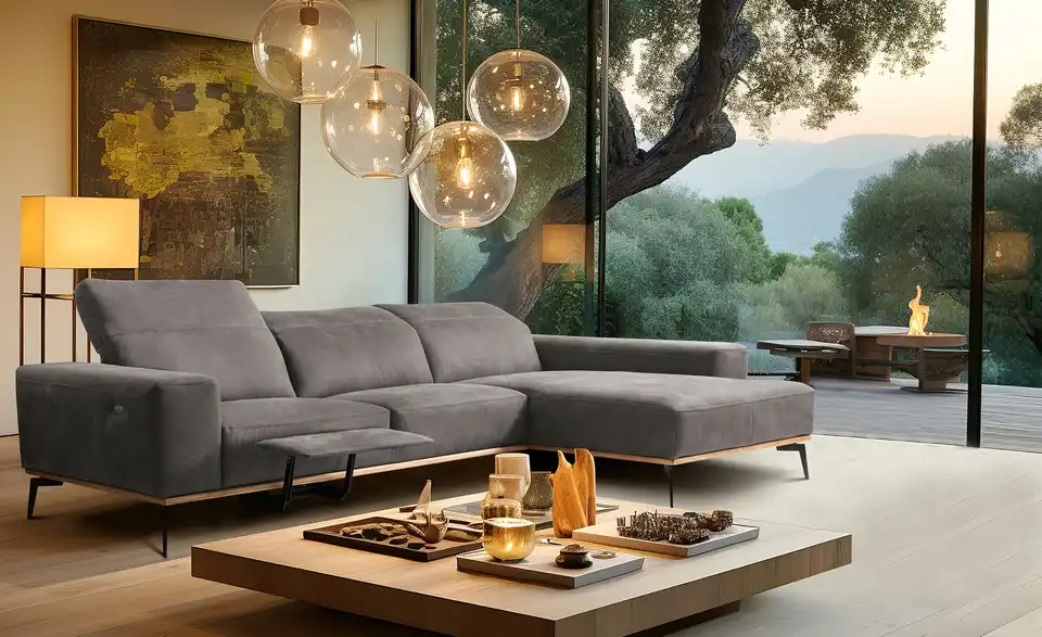 Ravensberger Werkstätten Ecksofa Oakland, in Wohnsituation