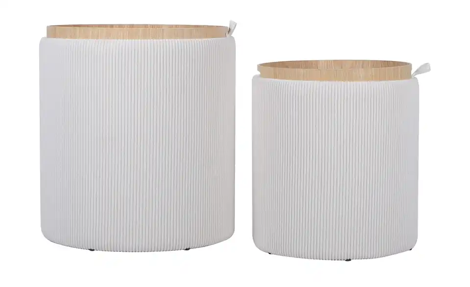 Hocker-Set Villia, Frontansicht