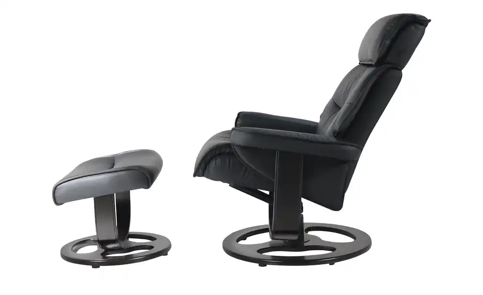 uno Sessel Hocker Set Ben mit Relaxfunktion, Profilansicht