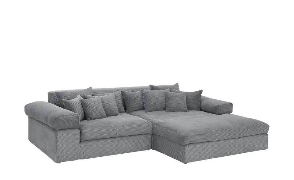 smart Ecksofa in modernem Cord Lianea