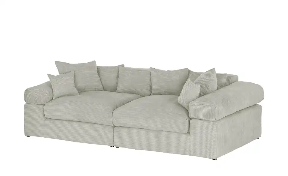 smart Big Sofa Lianea in modernem Cord, Perspektive