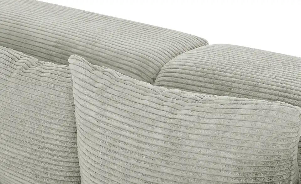 smart Big Sofa Lianea in modernem Cord, Detailansicht
