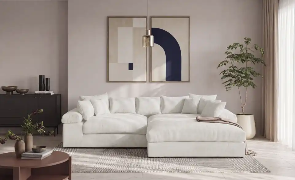smart Ecksofa Lianea, in Wohnsituation