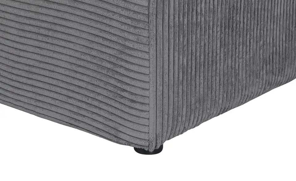 smart Big Sofa Lianea in modernem Cord, Detailansicht