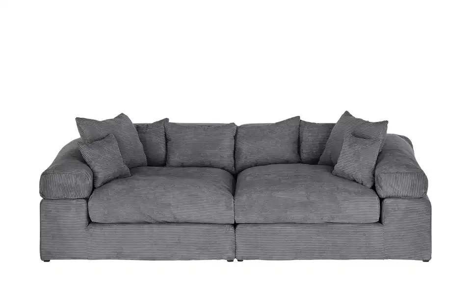 smart Big Sofa in modernem Cord Lianea