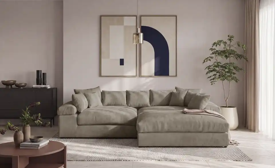 smart Ecksofa Lianea, in Wohnsituation