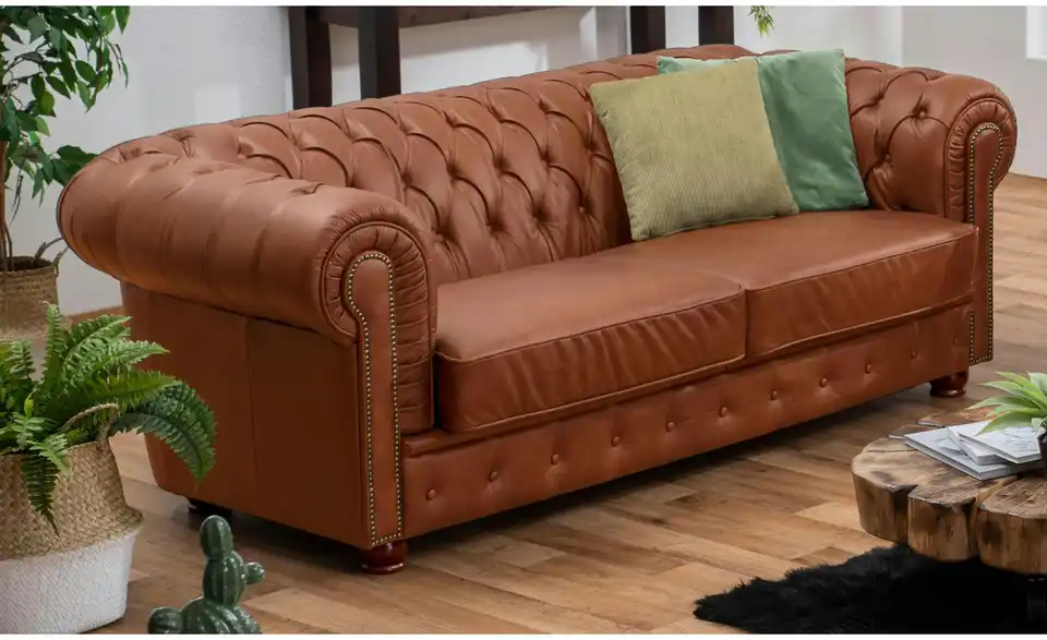 Max Winzer Sofa 3-Sitzer Norwin, in Wohnsituation