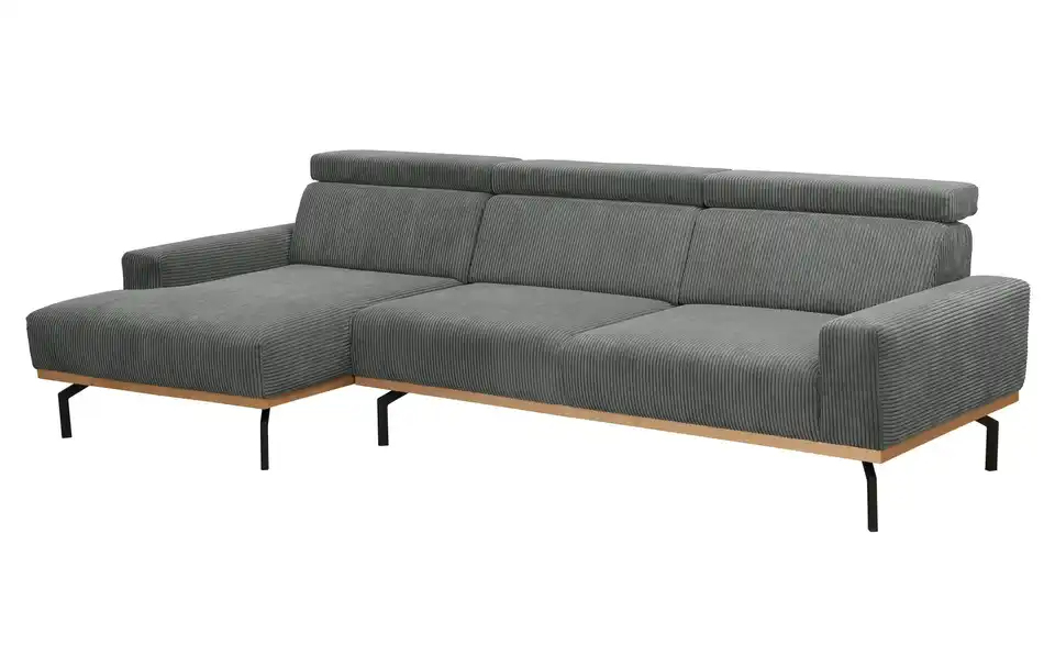 Max Winzer Ecksofa mit Holzsockel Emmi, Perspektive