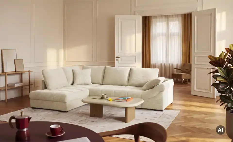 bobb Ecksofa Allegro, in Wohnsituation
