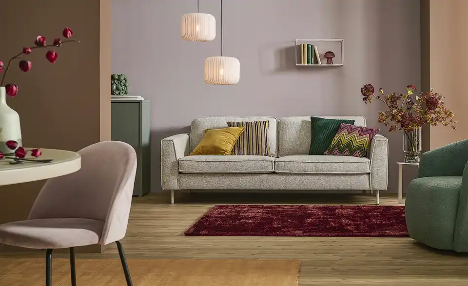 Sofa 3-Sitzer3-sitzer Scott, in Wohnsituation